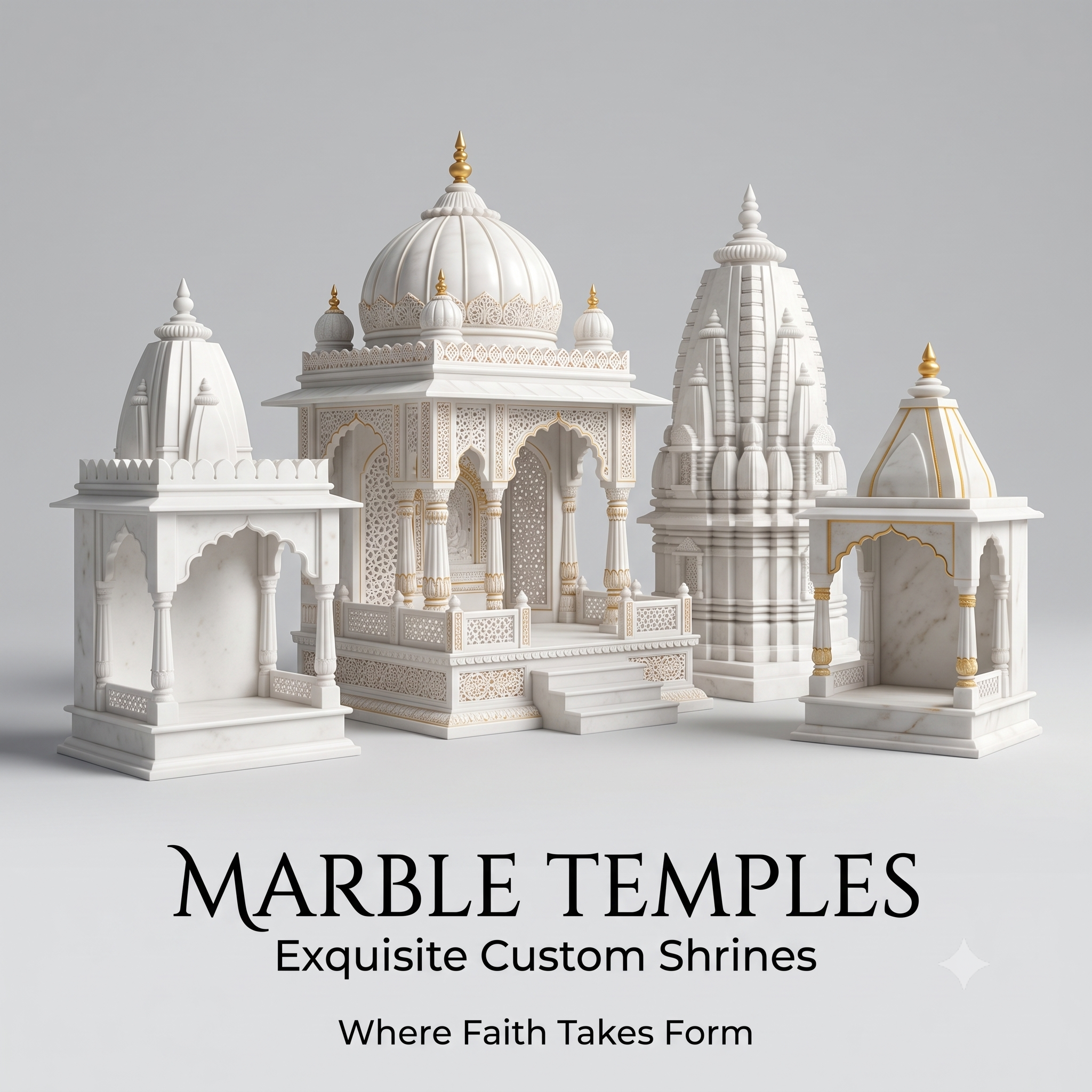 Marble temples